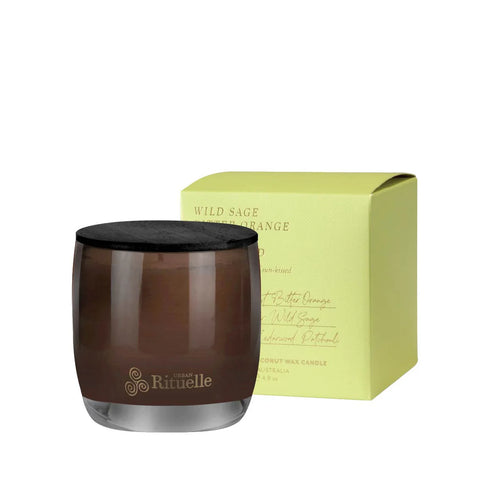 Wild Sage, Bitter Orange, Bergamot, Driftwood
Scented Soy Candle | 140gm